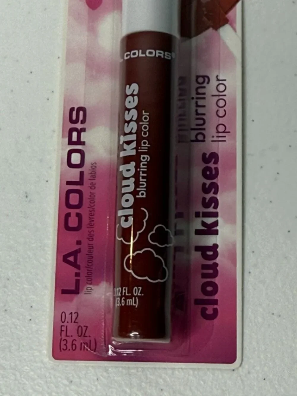 L.A. Colors Cloud Kisses Lip Color Rosy Twilight C69416 New